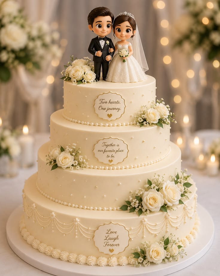 Custom Wedding Cake